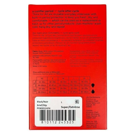 Thinx Period Underwear Large - Picture 3 of 5